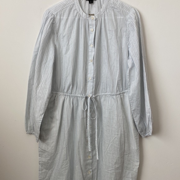 J. Crew Striped 100% Cotton Dress Size: 12 - Picture 3 of 6
